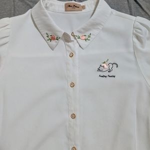 Miss Patina Peachy Kitty top